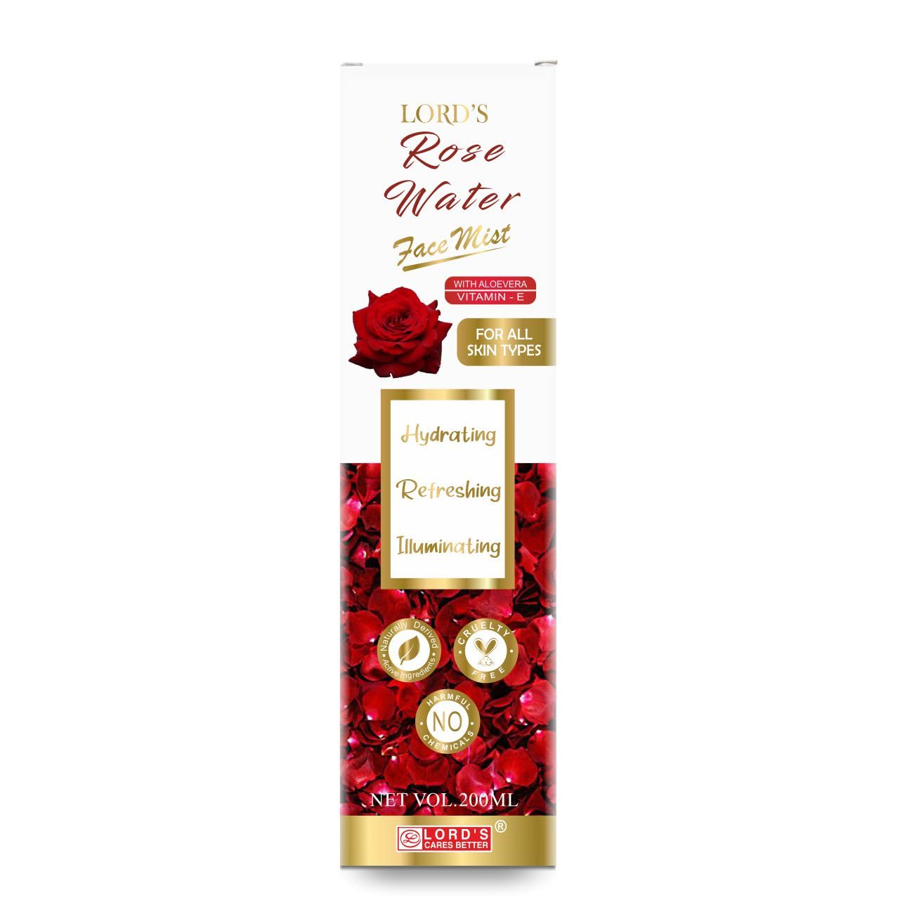 Lords Rose Water Face Mist 200 ml