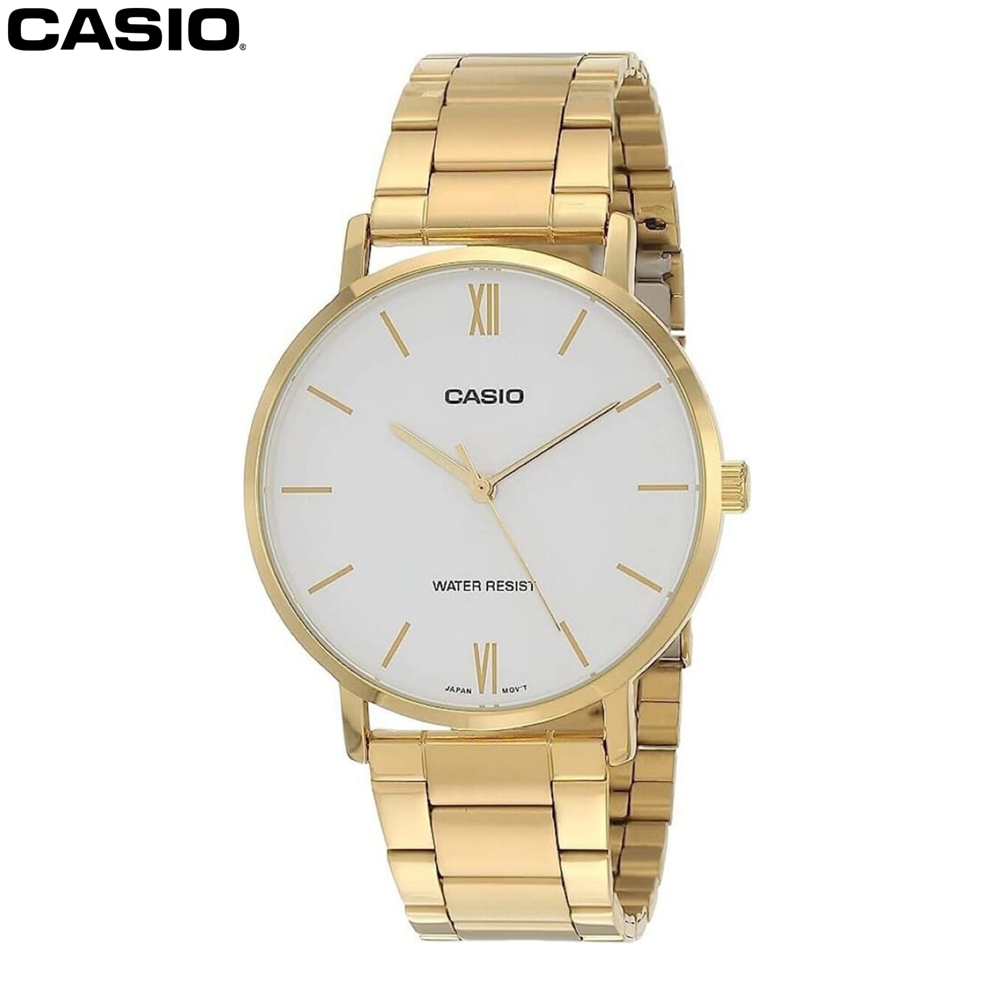 Casio Gold Stainless Steel Watch For Men -LTP-VT01G-7BUDF