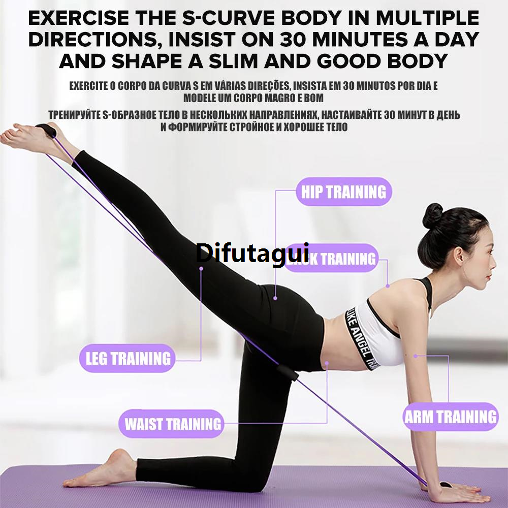 Difutagui Chest expander, word exercise, drawstring muscle, gym with rubber tubing, Luxury elastic resistance bands, yoga gum, fitness equipment, workout 8