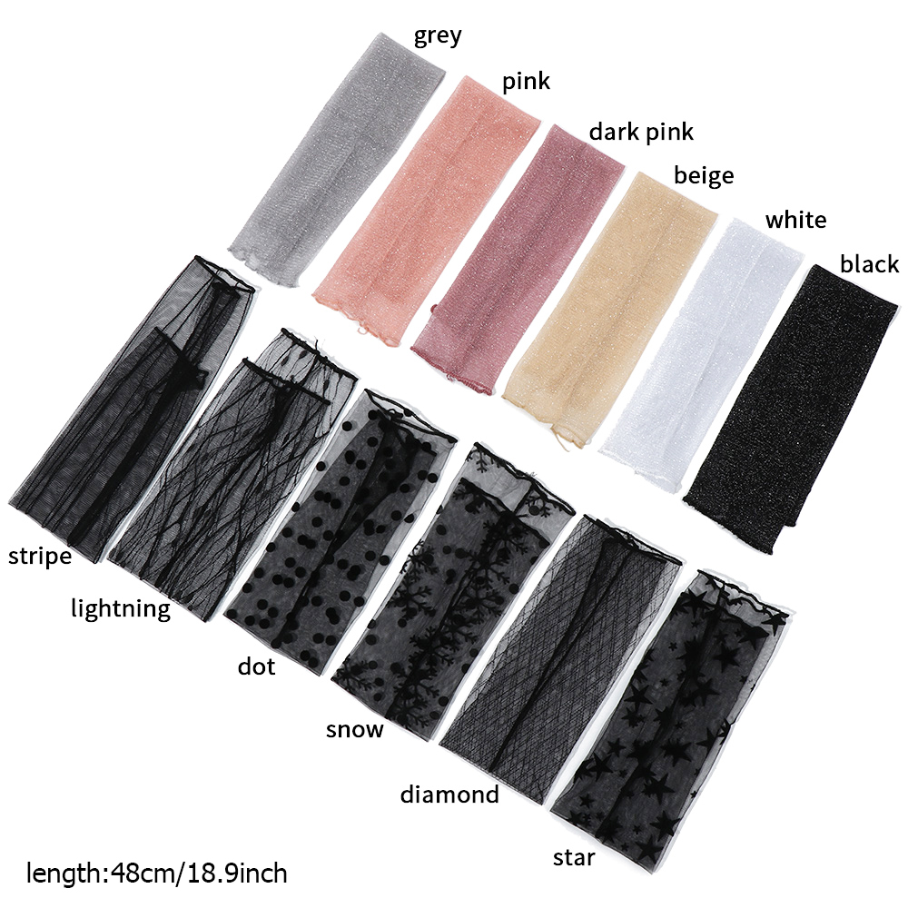 Cycling Bike UV Breathable Arm Warmers Driving Gloves Mesh Lace Gloves Sun Protection Sleeves Sunscreen Long-Sleeved