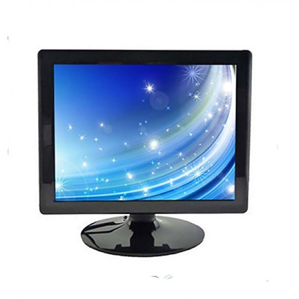 15 Inch Hitech LED Monitor With VGA & HDMI Supported Black In Color
