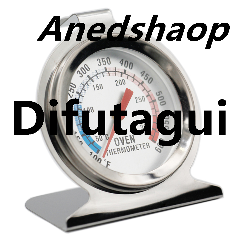 Difutagui Wenefang Stainless Steel Oven Thermometer 50-300 Degree 0-400℃ Food Temp Luxury Luxury Tester BBQ Thermometer Household Temp Test Tool for Kitchen