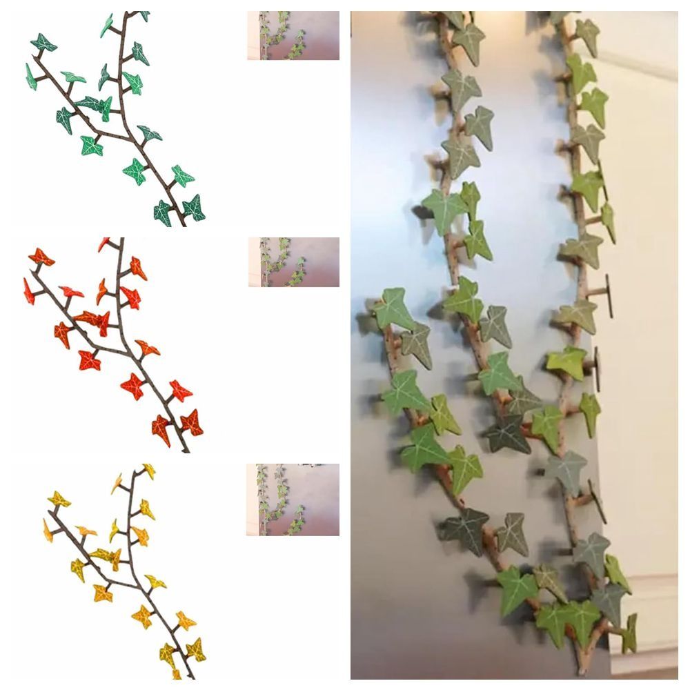 New Funny Fridge Magnets English Ivy Fridge Magnet for Fridge for Fake Ivy Grocery List MagnetIvy 3D Printed Magnets Durable Home Decor Magnet Pad