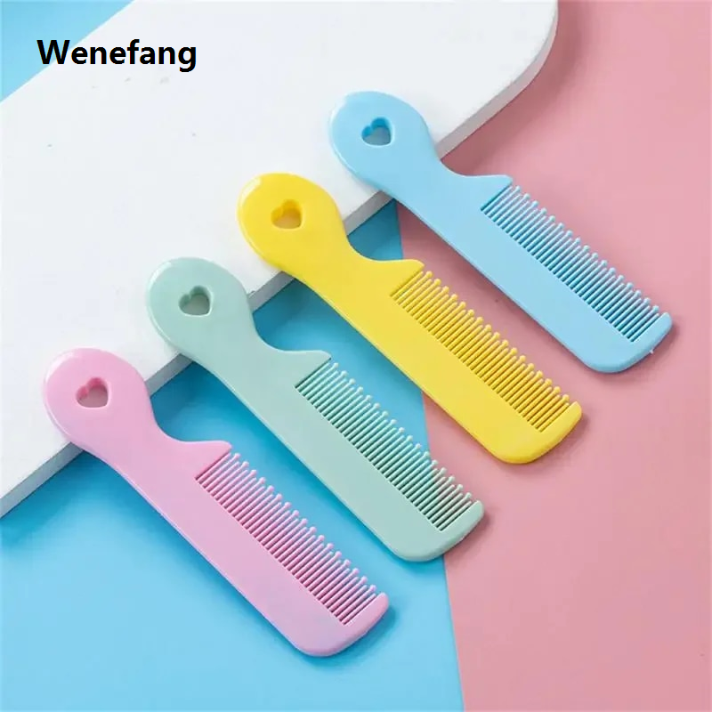 Wenefang 4PCS Children Cute Comb Baby Girl Boy No Harm To The Scalp Kids Hair Comb Little Bear Animal Kid Hair Accessories Scalp Cleaner