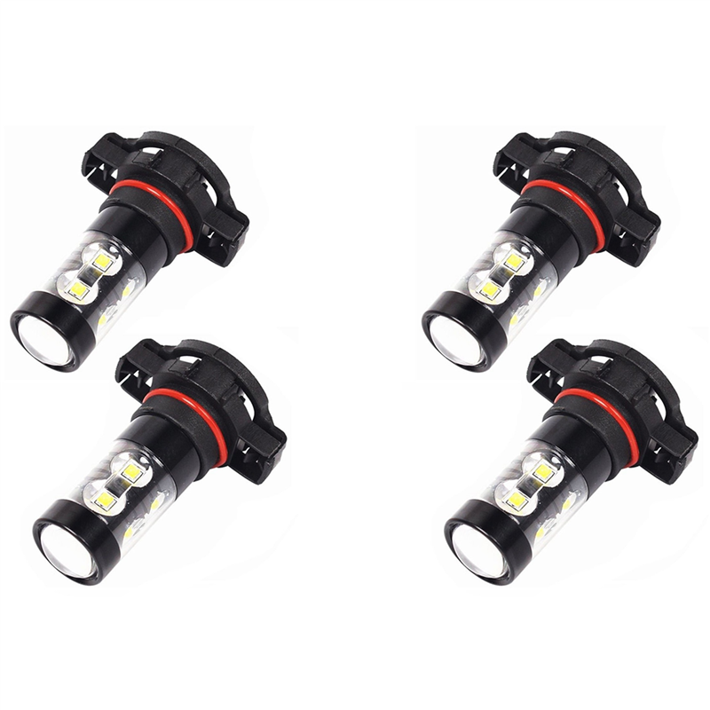 FORIDE 4X 50W 5202 H16 6000K POWER Super White LED Fog Lights Driving Bulbs DRL