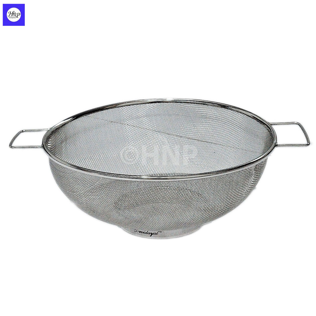 DeviDayal Stainless Steel Multi Purpose Mess Wire Net Fruit Basket Cum Vegetable Drain Basket / Storage Basket 30 CM