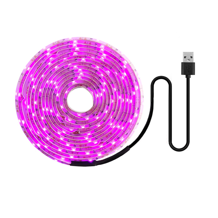 NAMUNY LED Grow Light Full Spectrum 5V USB Grow Light Strip 2835 LED Phyto Lamps for Plants Greenhouse Hydroponic Growing 100cm