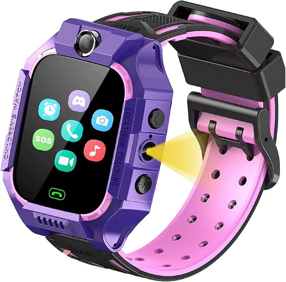 Kids Smartwatch With Location Tracker SIM And Camera Multicolor