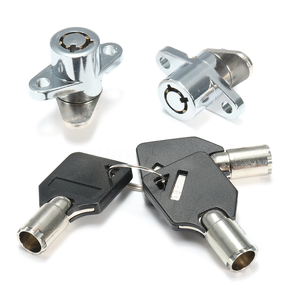 NAMUNY 2x Hard Saddlebag Lock 3 Keys Set For Touring Glide Road New