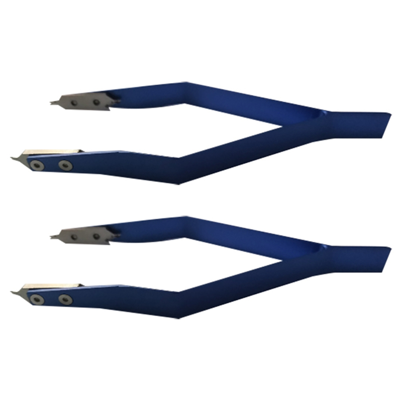 Nullmul 2X Stainless Steel 7825 V Type Watch Spring Bar Tweezers for Watch Repair