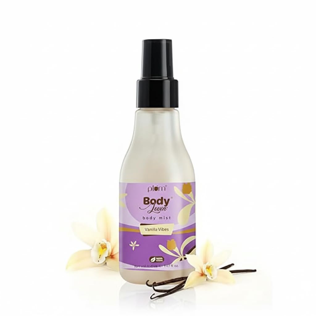 Plum BodyLovin’ Vanilla Vibes Body Mist 150ml - Long Lasting Warm Vanilla Fragrance for Women
