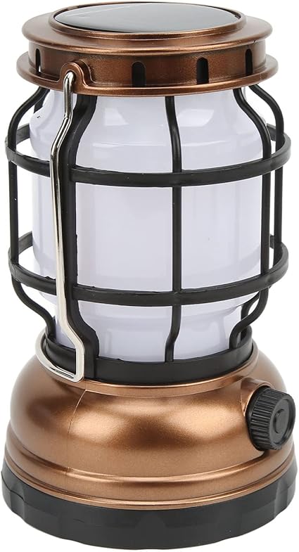 High Brightness LED Solar Camping Light, USB Rechargeable Solar Powered Portable Lantern, Hanging Design, Multipurpose Light, with One Key Control, for Emergency Hiking Home set of 1pcs