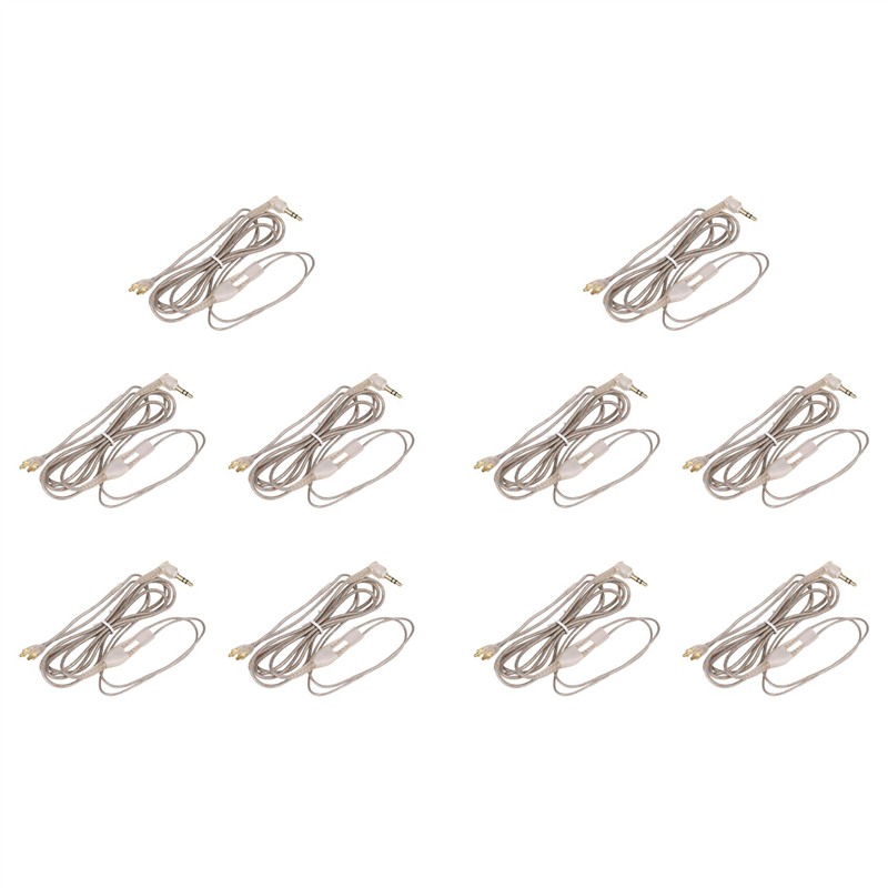 (GGBR) 10X Replacement Cable for Se215 Ue900 W40 Se425 Se535 Headphones Earphone
