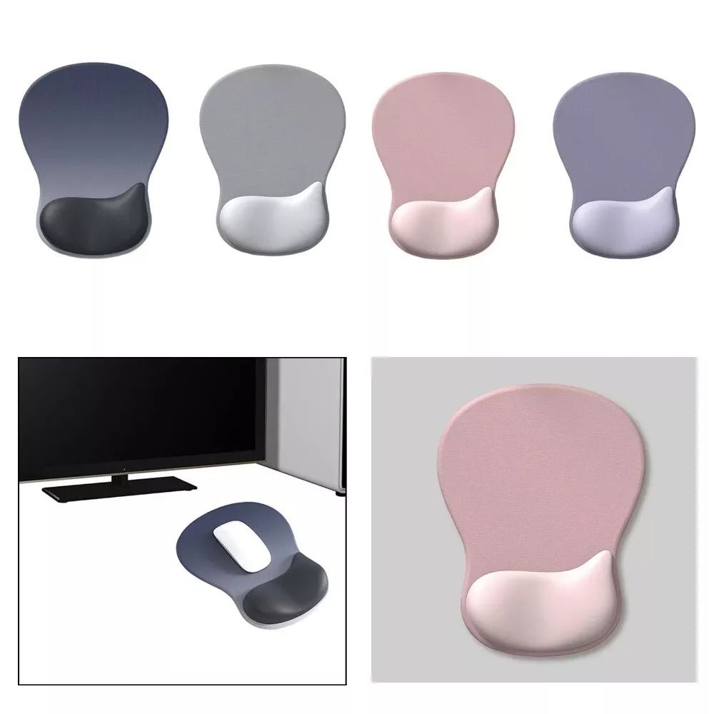 Creative Gradient Ergonomics Mouse Pad Anti Slip Soft Gaming Mice Mat Wrist Rest Comfortable Wrist Support Mousepad