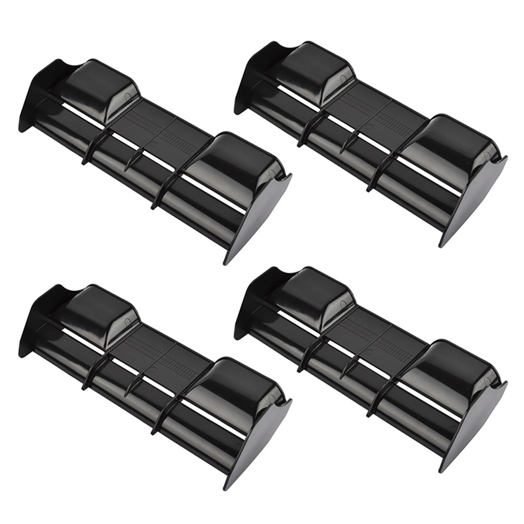 FORIDE 4X,1:8 RC Cars RC Plastic Nylon Tail Wing for 1/8 Scale Nitro Electric Powered Off Road BuggyTruck Remote,Black