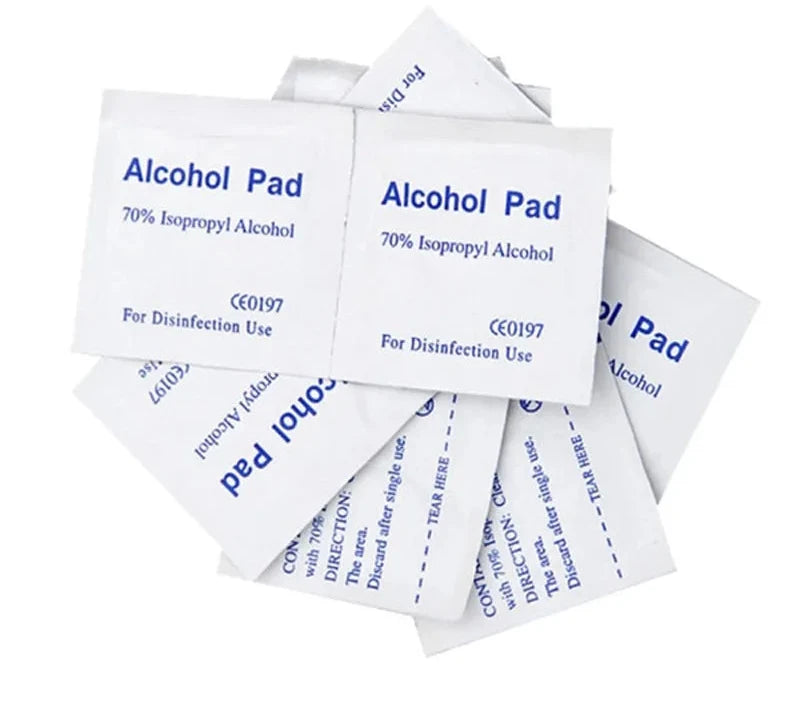 Beauty Tool Alcohol Swabs Cotton Clean Wipes Alcohol Pads Salon Accessories 100 pcs