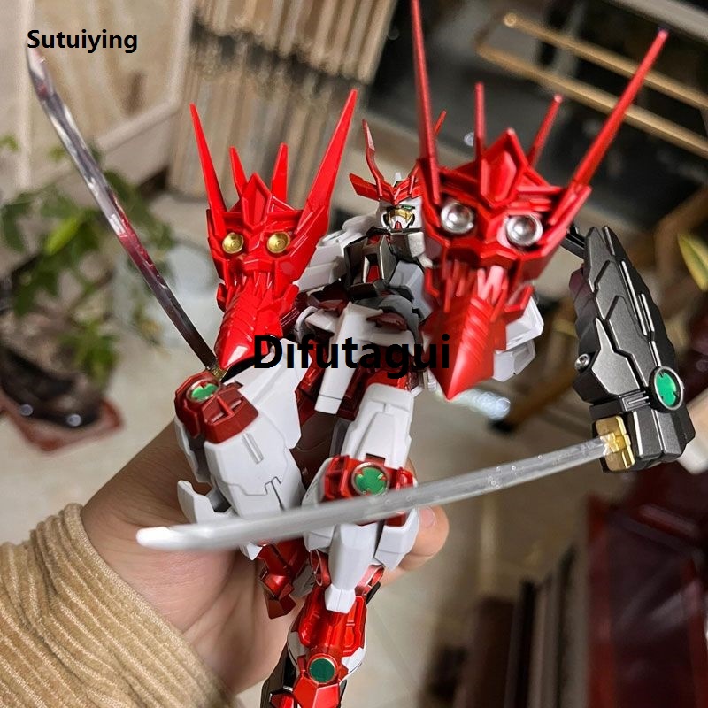 Difutagui Sutuiying The Warring States Astray Red Frame MBF-P02 HG 1/144 Assemble The Special High Quality Model Action Figure Decorative Children Toy Gift Collectible