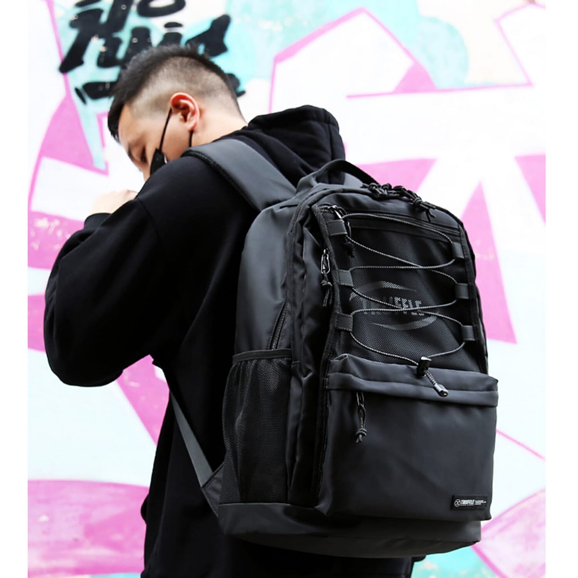 TRUFFLE Waterproof Soft Backpack With 16" Laptop Storage Capacity For Unisex T2278