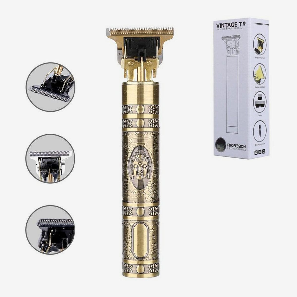 Vintage T9 Trimmer Professional Hair Clipper Electric Hair Trimmer