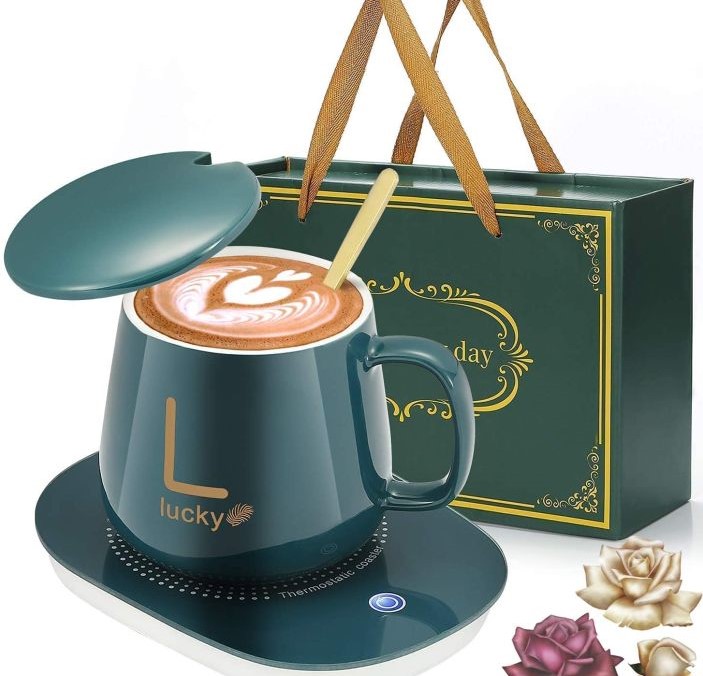 Tea Cup Warmer 220V Electric Warmer Heater Tea Coffee Mug Mats Pads 60 Degrees Thermostatic