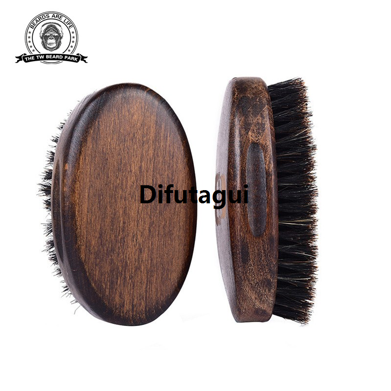 Difutagui Brush Beard Men's Pocket Soft, Beard Hairy Bristle 1pcs Fashion Men's Brush Comb Small Beard Brush, Travel Wooden