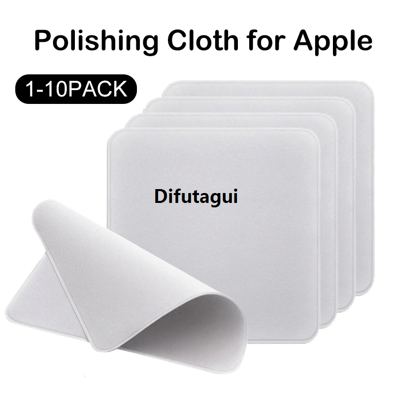 1-10pcs Universal Polishing Cloths for Apple Phone iPad Screen Camera Lens Polish Wipe Cloth Eyeglass Cleaning Microfiber Cloth
