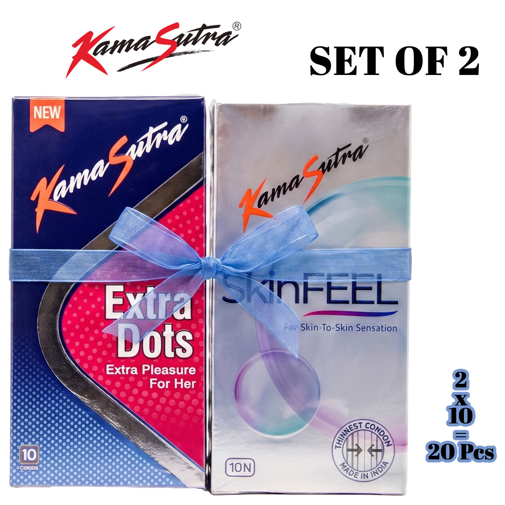 KS Skinfeel Condoms 10 Pcs Per Pack (Set Of 2)