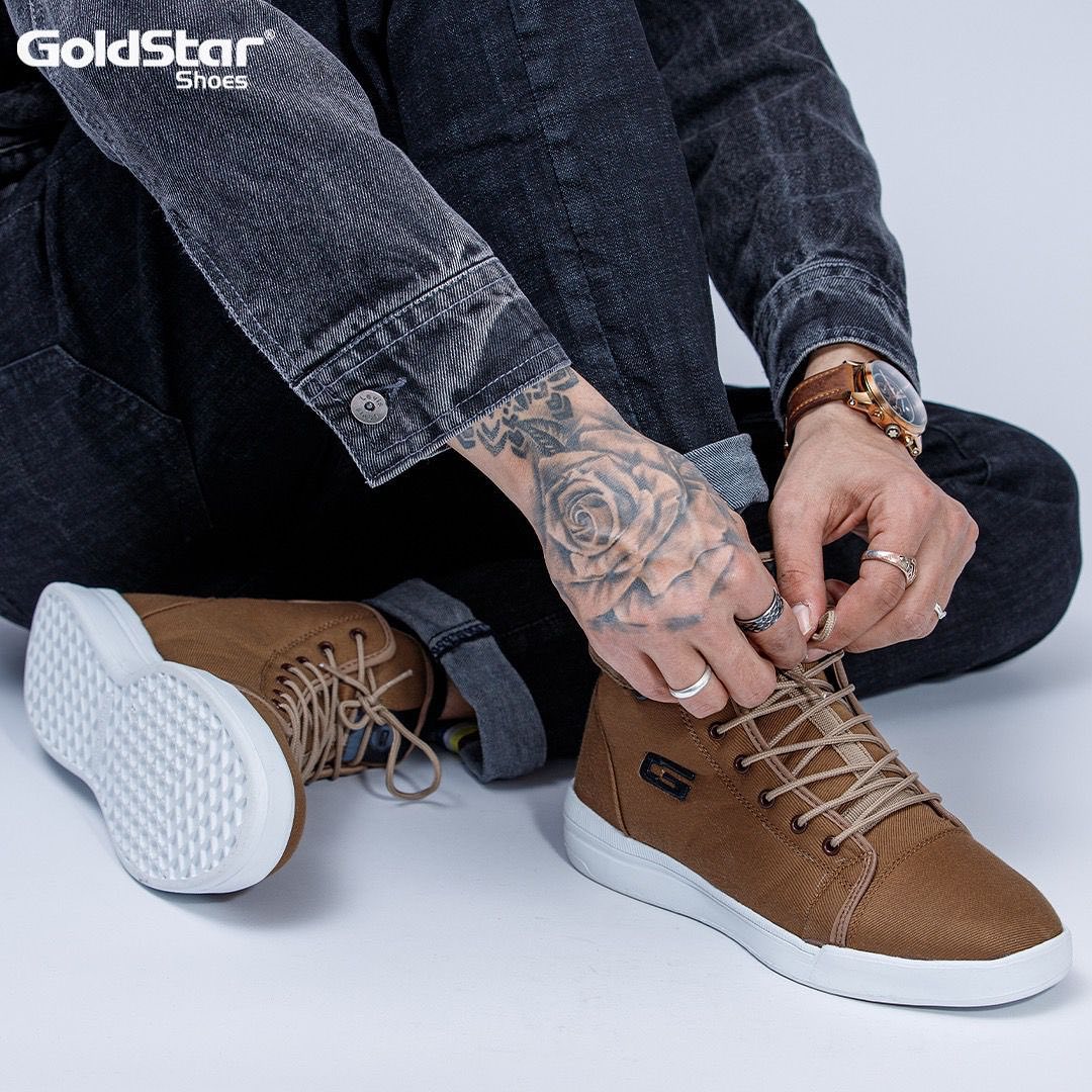 Goldstar Shoes Brown Color 904 Sports Sneakers For Men