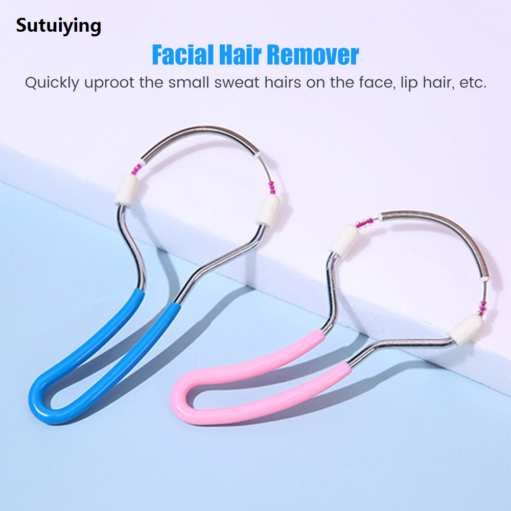 Sutuiying Facial Hair Remover Fine Hair Fetal Spring Facial Hair Removal Stainless New style Steel Roller Smooth Spring Bend Face Cleaning Devices