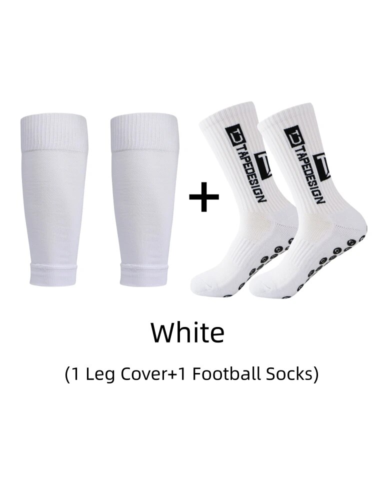 Bizzy 1 pair of combination TC anti-skid sports socks, football socks, and leg protection socks