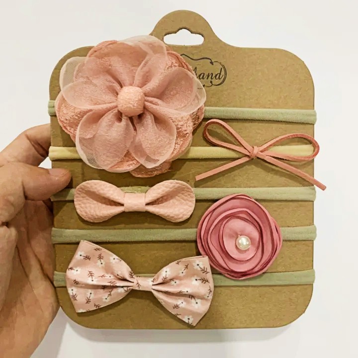 Headbands Set Cotton Hair Bands For Children Girls Hairband Newborn Baby Hair Accessories