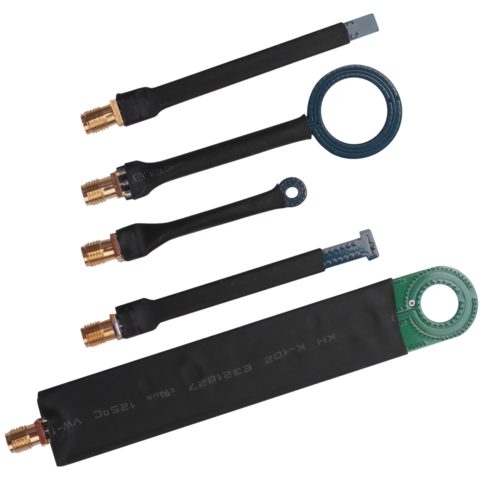5PCS Magnetic Field Antenna,EMC Near Field Probe Conduction and Radiation Correction Magnetic Field Probe