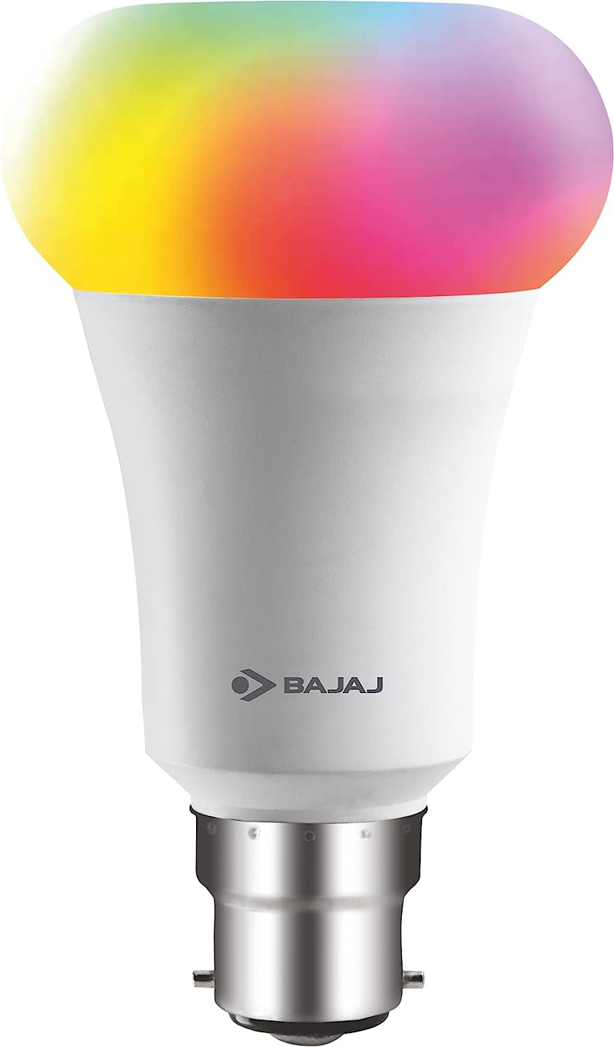 Bajaj 9W WiFi Smart LED Bulb ,16 Million Colors(Compatible with Amazon and Google Alexa, B22D)