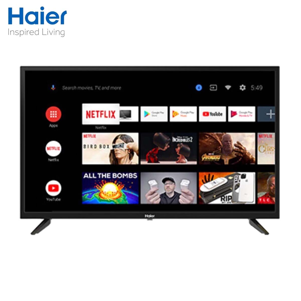 Haier 42 Inch Google Android TV - Smart AI Plus (LE42A6500GA)