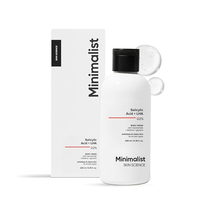 Minimalist Salicylic Acid + LHA 02% Body Wash 200ml