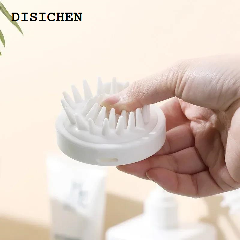 DISICHEN Luxury 1Pc Japanese Shampoo Massage Comb Handheld Silicone Massage Scalp Shampoo Massage Brush Mini Head Meridian Massager