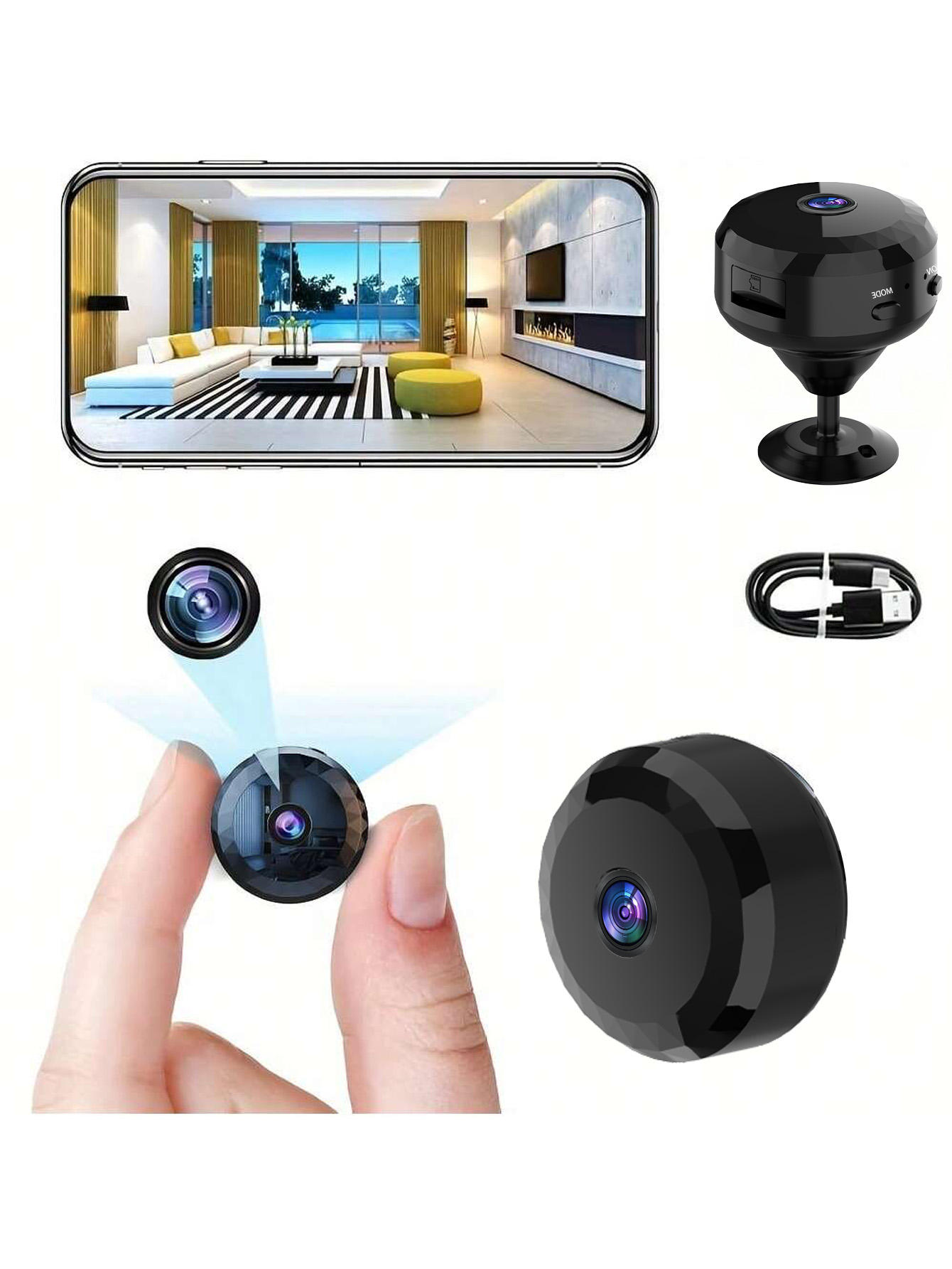 Mini Wireless Remote Monitoring Home Security Camera