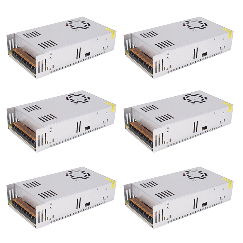 6X 48V 12.5A 600W Switch Supply for Monitoring Equipment, Industrial Automation, PLC Control Cabinet