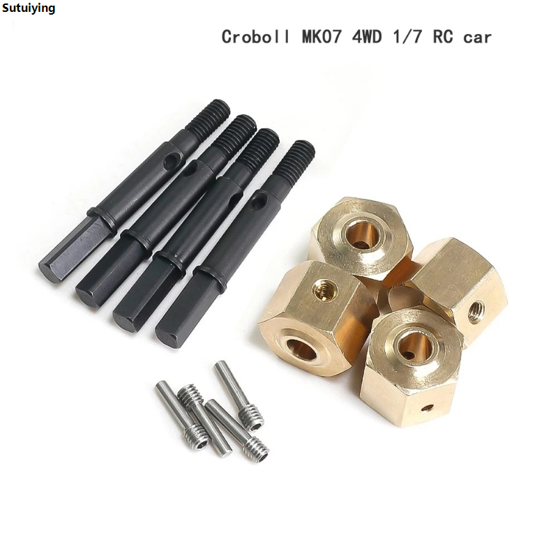 Sutuiying Croboll MK07 4WD 1/7 RC Electric Control Model Car Modification 【2025 Version】 and Upgrade Op Accessories Widening connector output shaft
