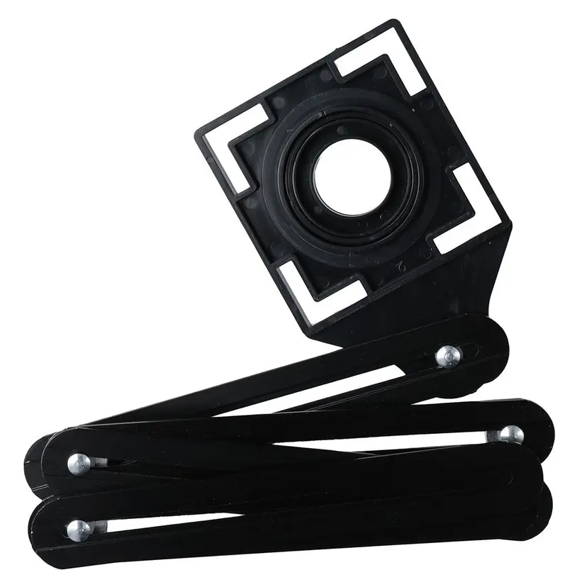 Craftsmen Practical Aluminum Alloy Universal Tile Opening Holes Measure Ruler Angle Measuring Ruler with Hole Punch Locator Angle Measurement Tool