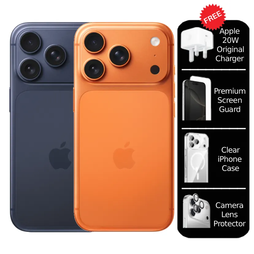 Apple iPhone 17 Pro Max 6.9 Super Retina XDR OLED Display A19 Pro chip 48MP Pro Fusion camera system 4K Dolby Vision