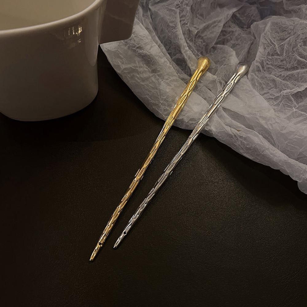 Elegant Vintage Metal Bridal Temperament Simple Hanfu Hairpins Chinese Hair Fork Women Hair Sticks Hair Clip