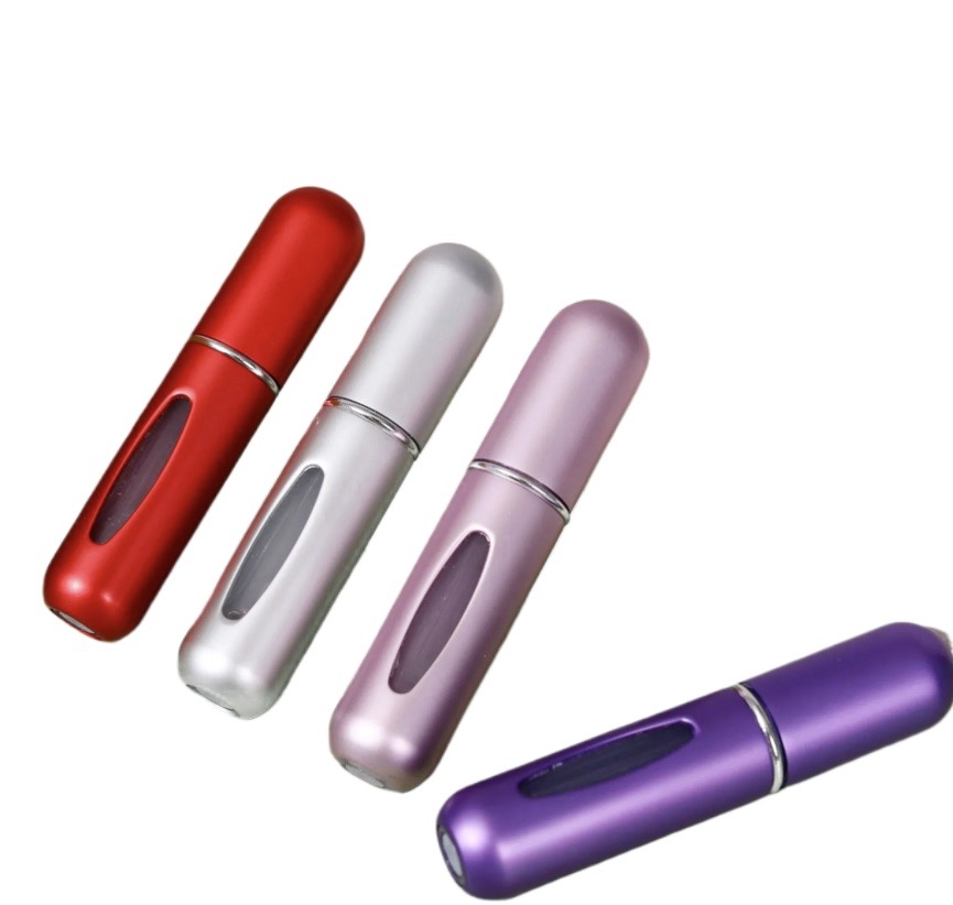 Mini Refillable Portable Aluminum Atomizer Bottle Case For Traveling And Outgoing