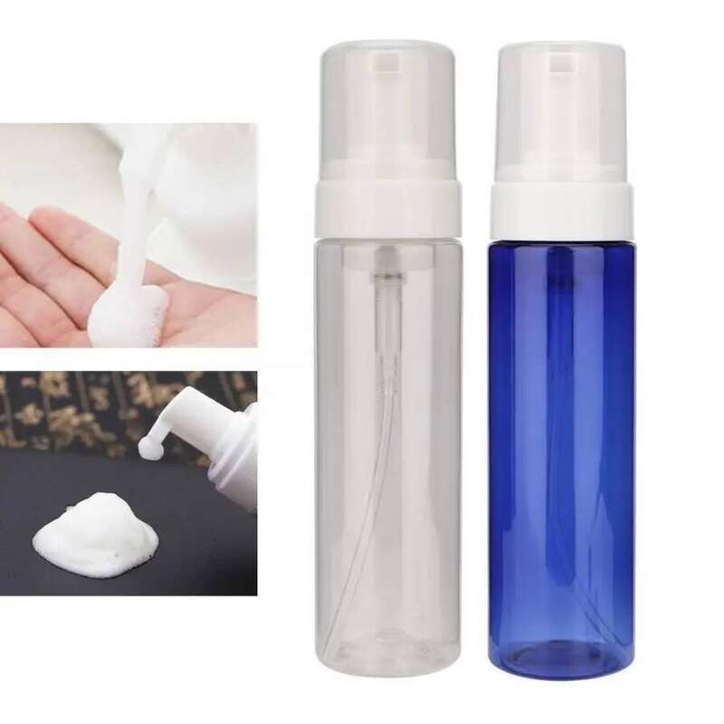 200ML Tattoo Cyanophyta Green Algae Plastic Clear Soap Mousses Liquid Dispenser Foaming Pump Refillable Perfume Bottle