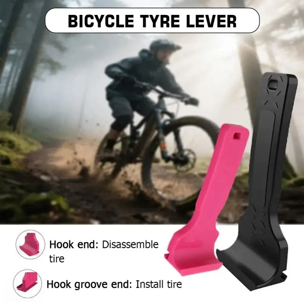 New Portable Bike Tire Lever Lightweight High Strength Bicycle Tire Rod Quickly Disassembly & Mounting Durable Tire Repair Pry Bar For Cycling Emergency Road Repair
