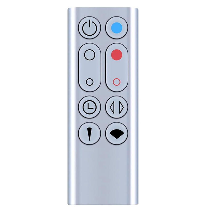 New 967197-13 Replacement for Pure Hot+Cool Fan Purifying Heater Remote Control HP00 HP01 Easy to Use (Silver)