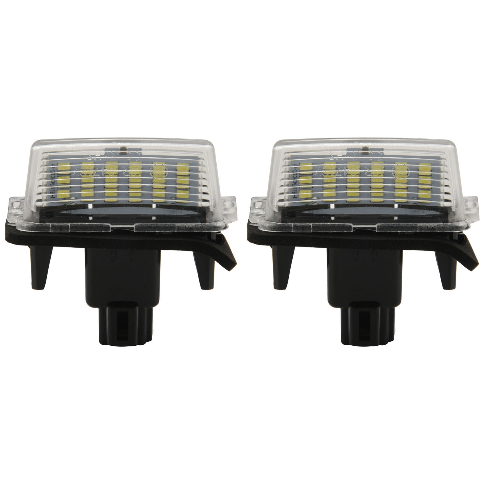 NAMUNY 4Pcs Car LED Number License Plate Light for 2 2 3 Master