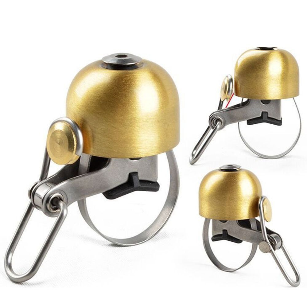 Loud Clearly Sounds Bicycle Bell Ring Steel Bike Gadgets Mountain Bike Handlebar Ring Small Safety Horn MTB Road Bike Retro Bell Bike Accessory