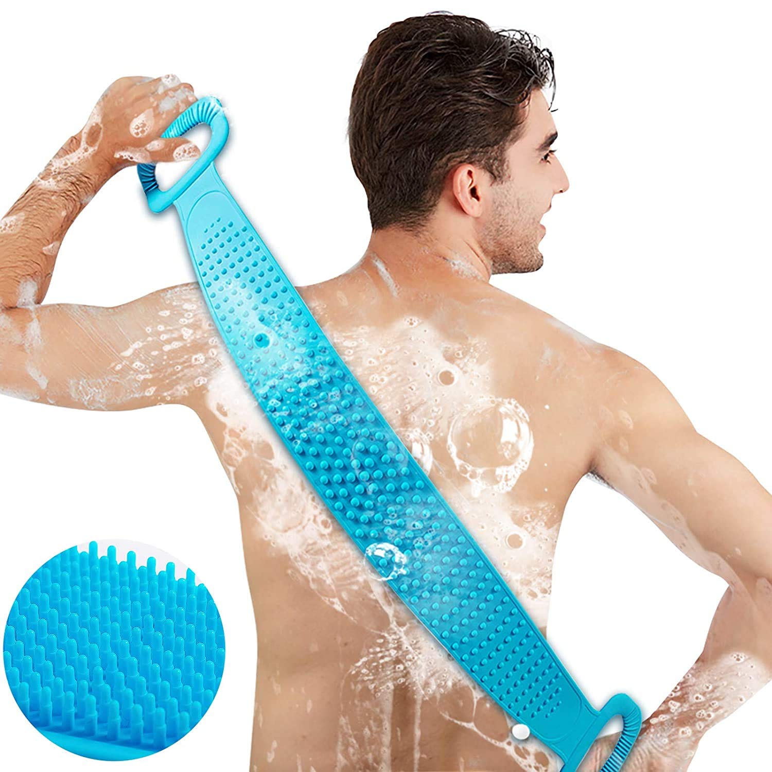 Body Bath Brush Body Wash Brush Back Scrubber Body Washer For Dead Skin Removal For Men Women Kids