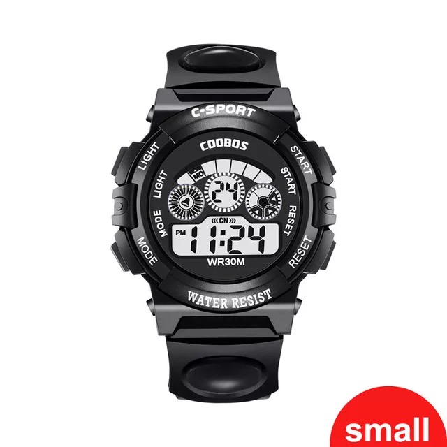 Digital Waterproof Digital Back-Light Alarm Stopwatch Multi-Functional Watch For Children